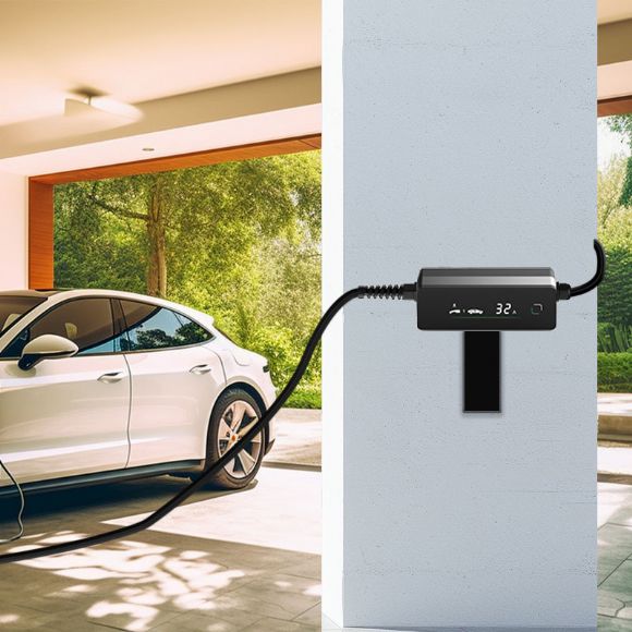 Para Série 6-32A 1-p App, CE Type2 modo 2 EV carregador Venda de fábrica - M-Ty2-P01