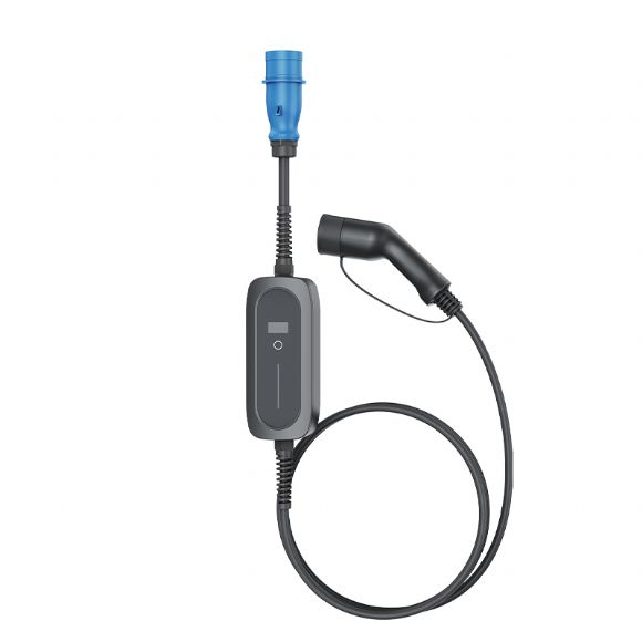 6-40A, 1-p, sem ecrã, carregador Type2 modo 2 EV Ficha comutável, adaptação automática da corrente - M-Ty2-S02