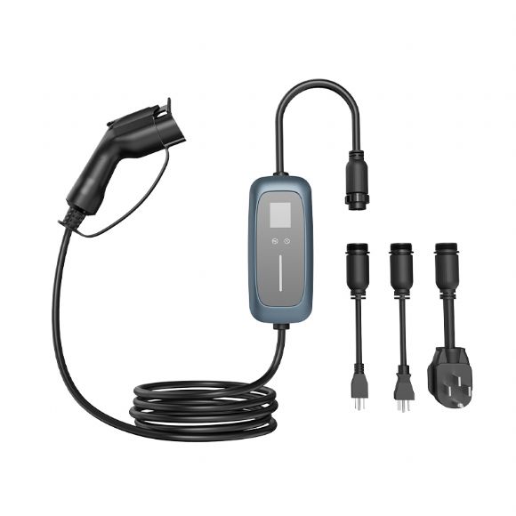 Carregador EV portátil Type1, 6-32A 1-p, com aplicação, aprovado pela CE - M2-Para-S