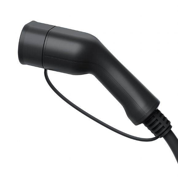 Ficha EV de carregamento de veículo elétrico AC tipo 2, 1/3 fase, 16/32A, luz opcional integrada - EU-A03