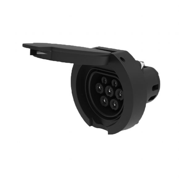 Nexway V1.1 16A/32A 1/3 Fase Type2 AC Tomada/Entrada com Obturador - EU-Pos02