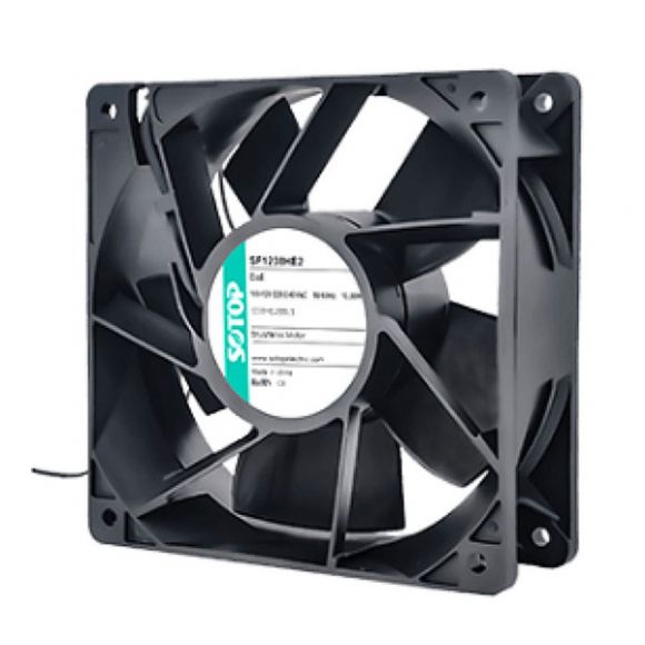 Ventilador de lâmina de plástico EC inteligente, feedback de alarme, controle de velocidade multifuncional - EC01